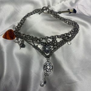 Rock & Roll Hawaiian charm necklace